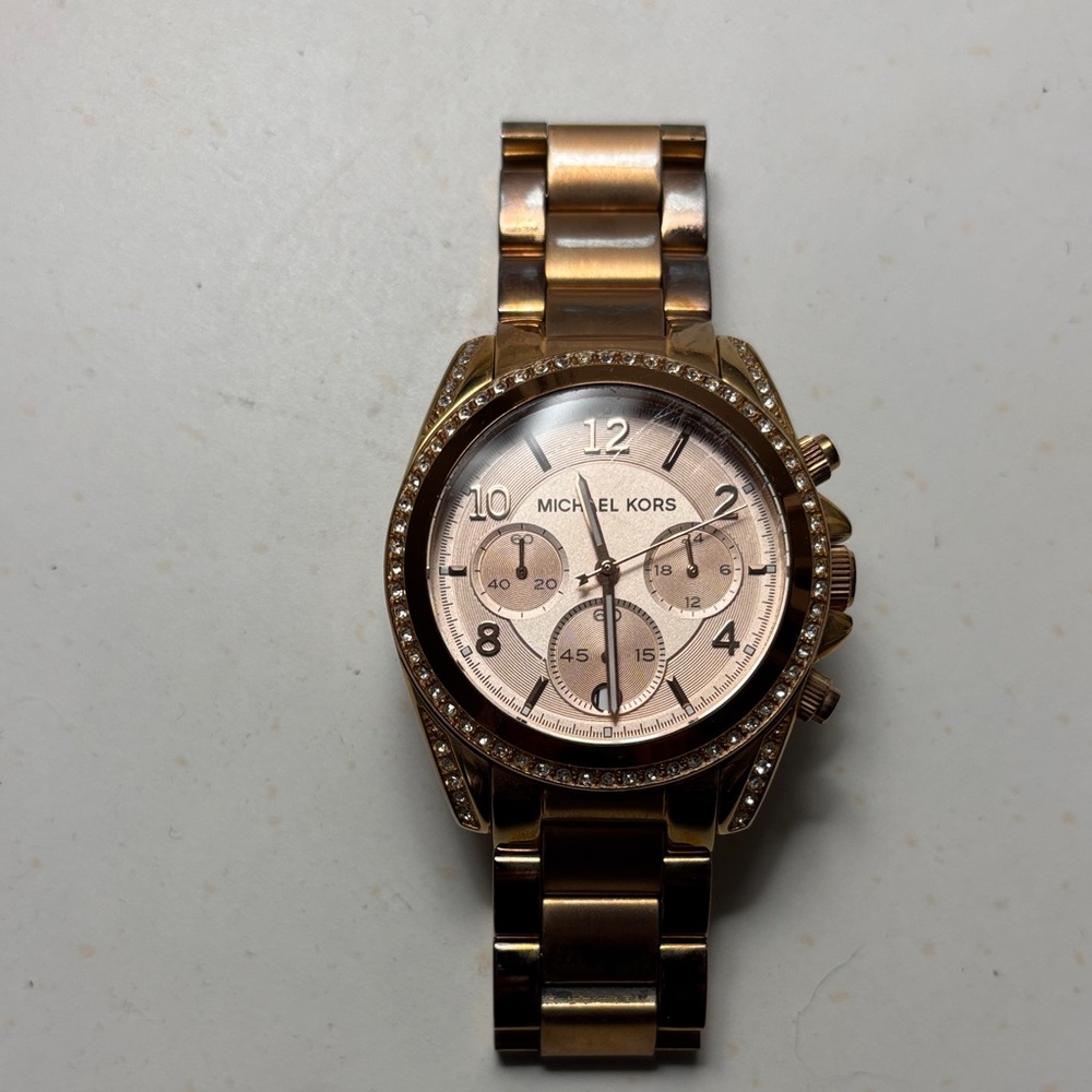 Michael Kors Two-Tone Gold Watch